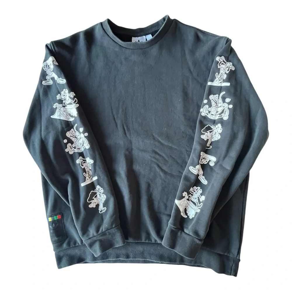 adidas Originals X Disney Goofy Crew Sweatshirt, Large